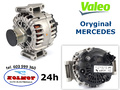 Alternator mercedes c w204, e w212, slk r172 180 200 250  oryginał mercedes / valeo a0141541402